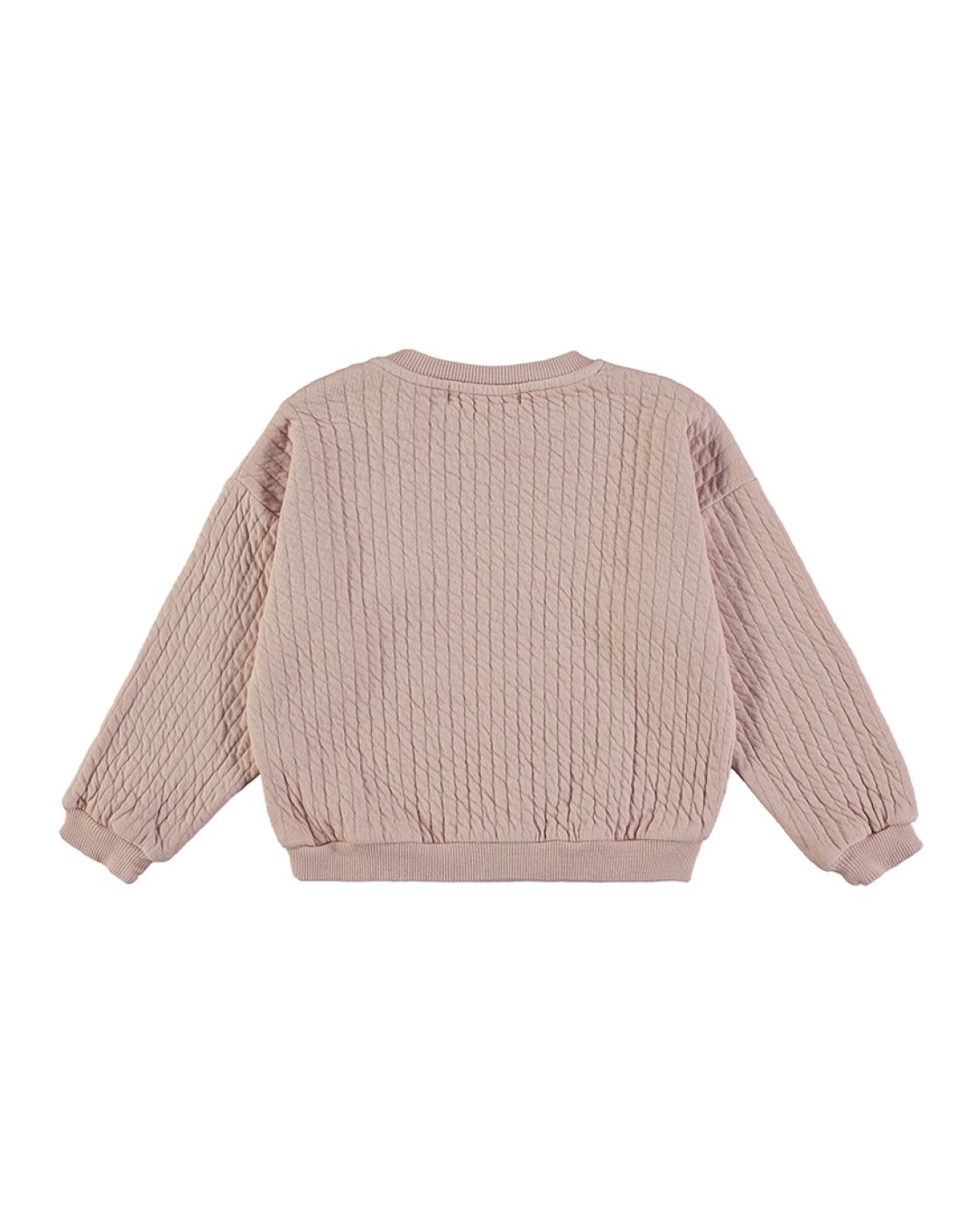 Sweatshirt<br>QUILTED NUDE