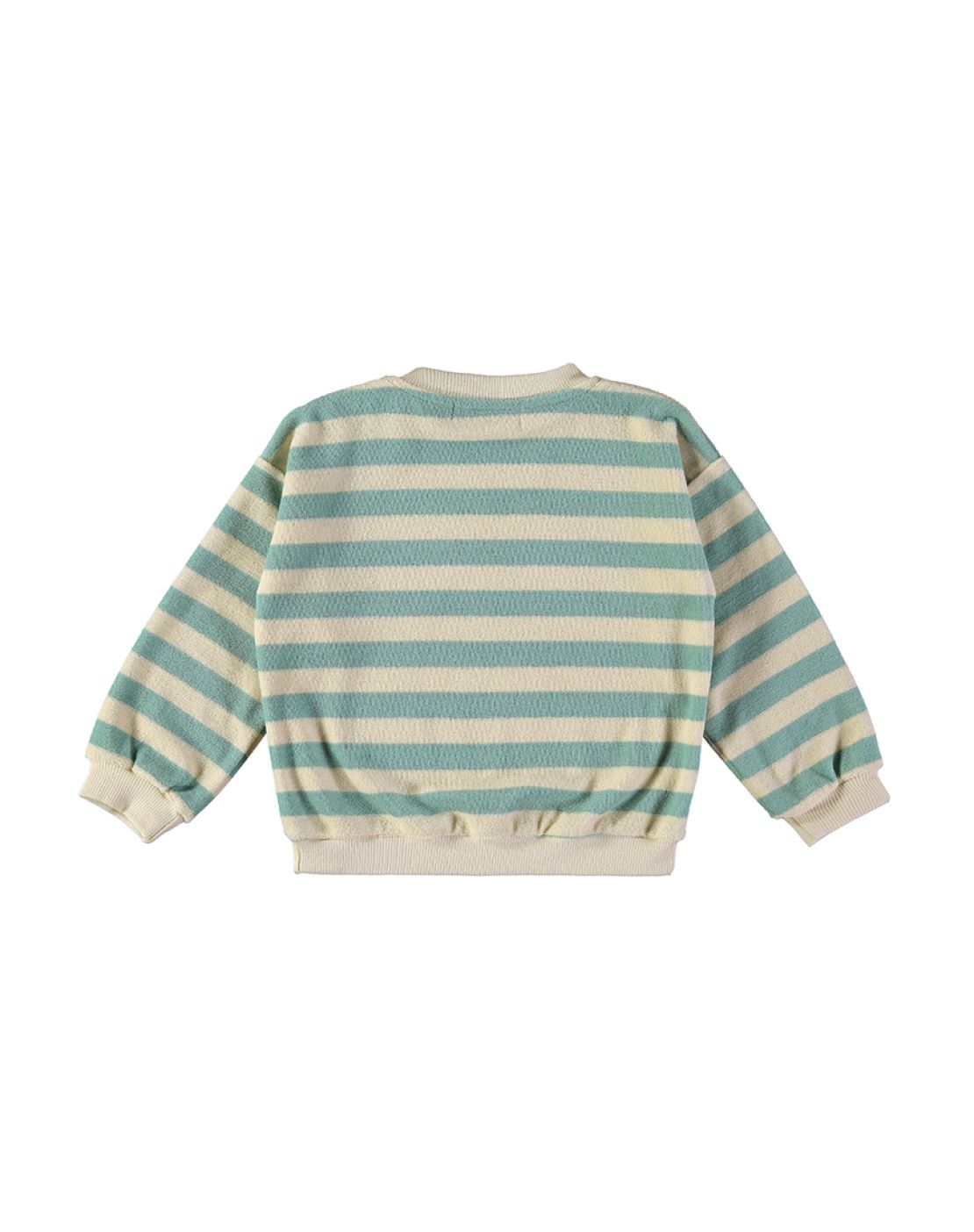 Sweatshirt<br>Stripes Aqua