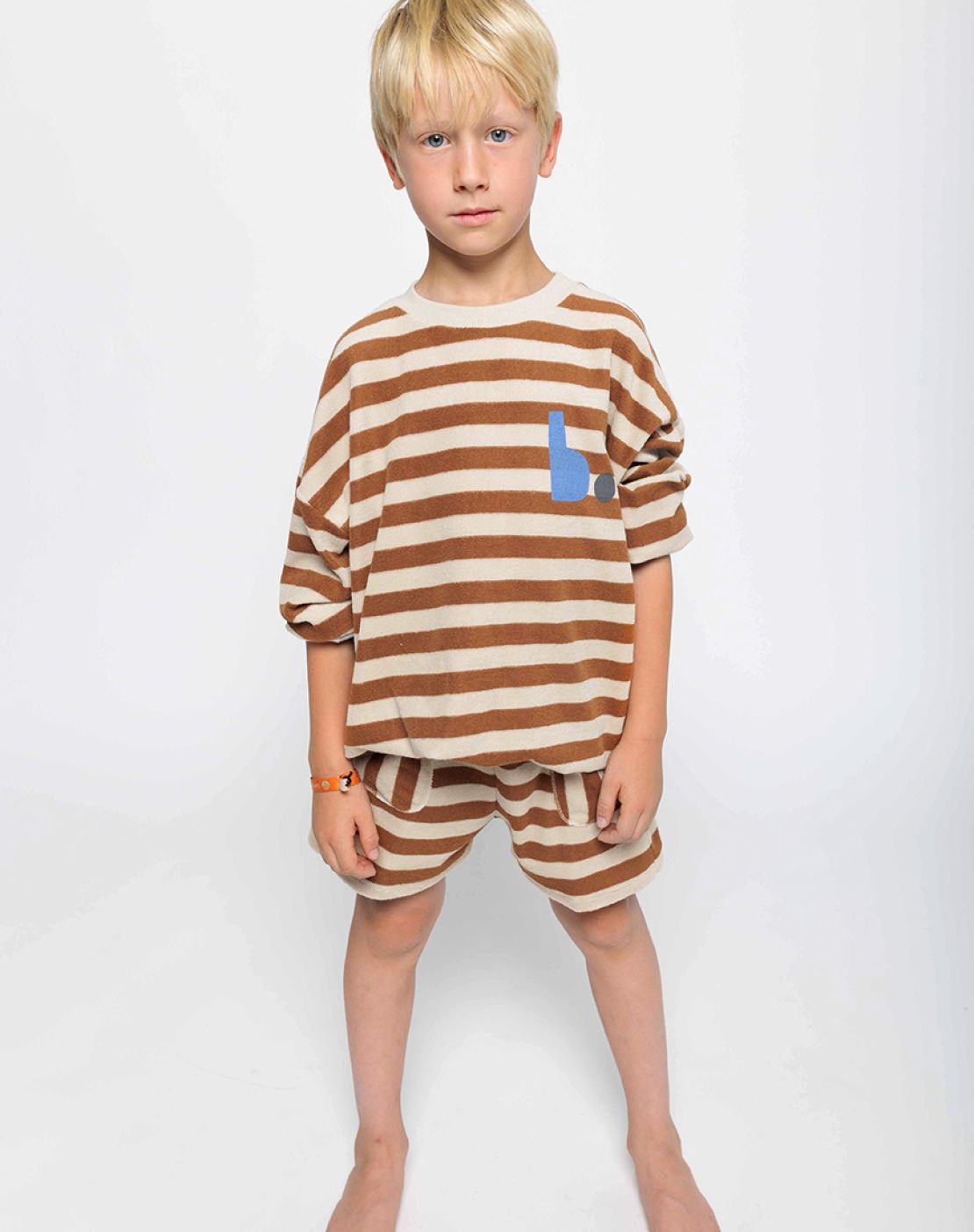 Sweatshirt<br>Stripes Cinnamon