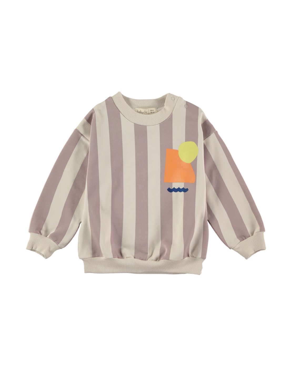 Sweatshirt<br>STRIPES PINK
