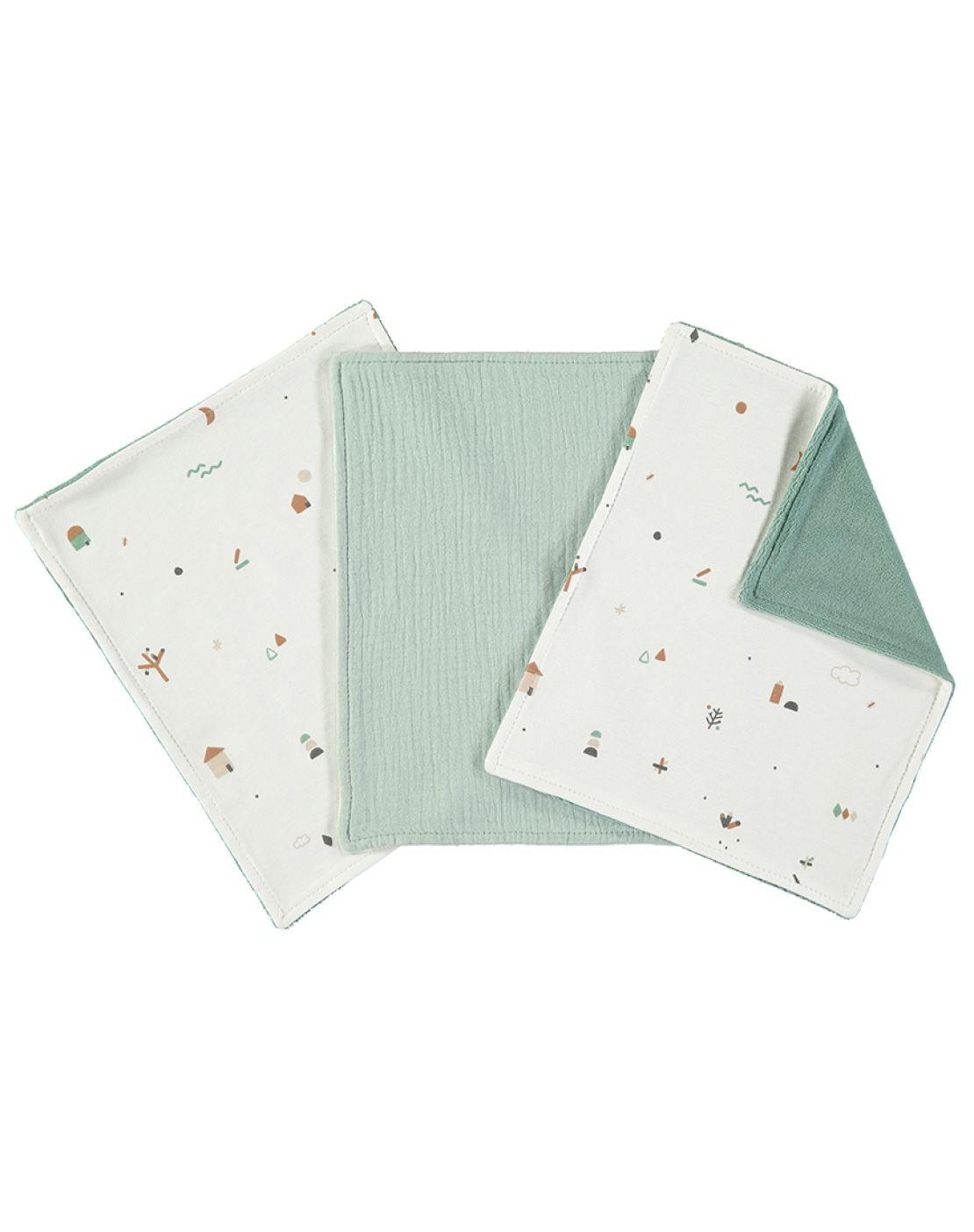 Towel set<br>3 units <br>FOREST