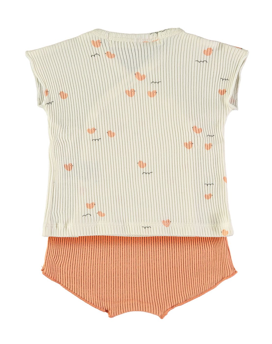 Top + culotte<br>LOVELY DUCKS APRICOT