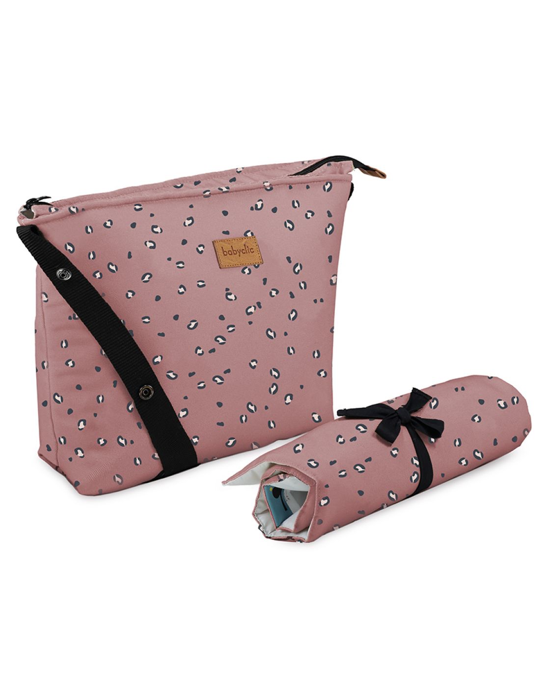 Bolso CITY - ANIMAL PRINT GRAPE