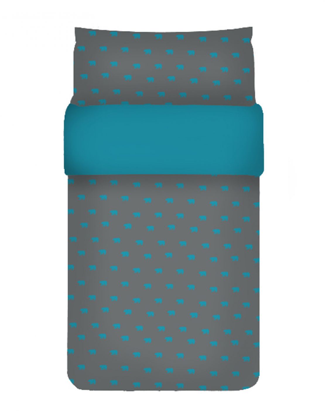 Funda nórdica cama 90X190/200 - POLAR PETROL