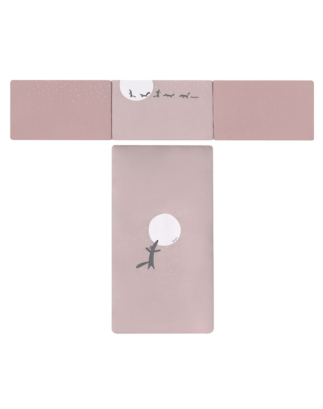 Colcha & protector - MOSS ROSA