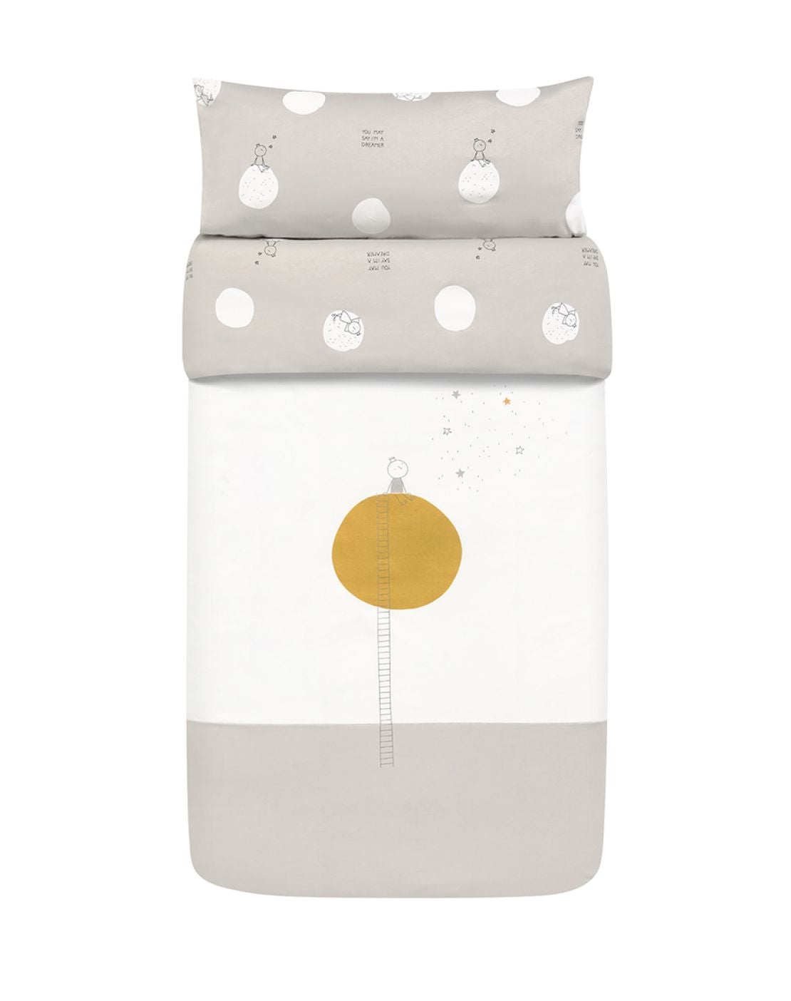 Funda nórdica cuna DREAMER GRIS