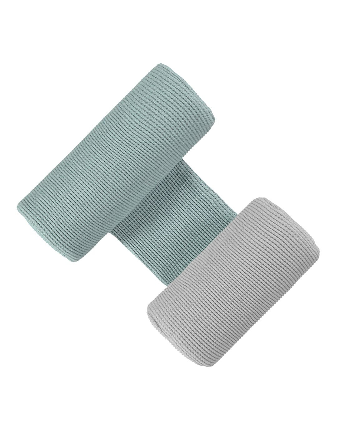 Cojín antivuelco WAFFLE GRIS/MENTA