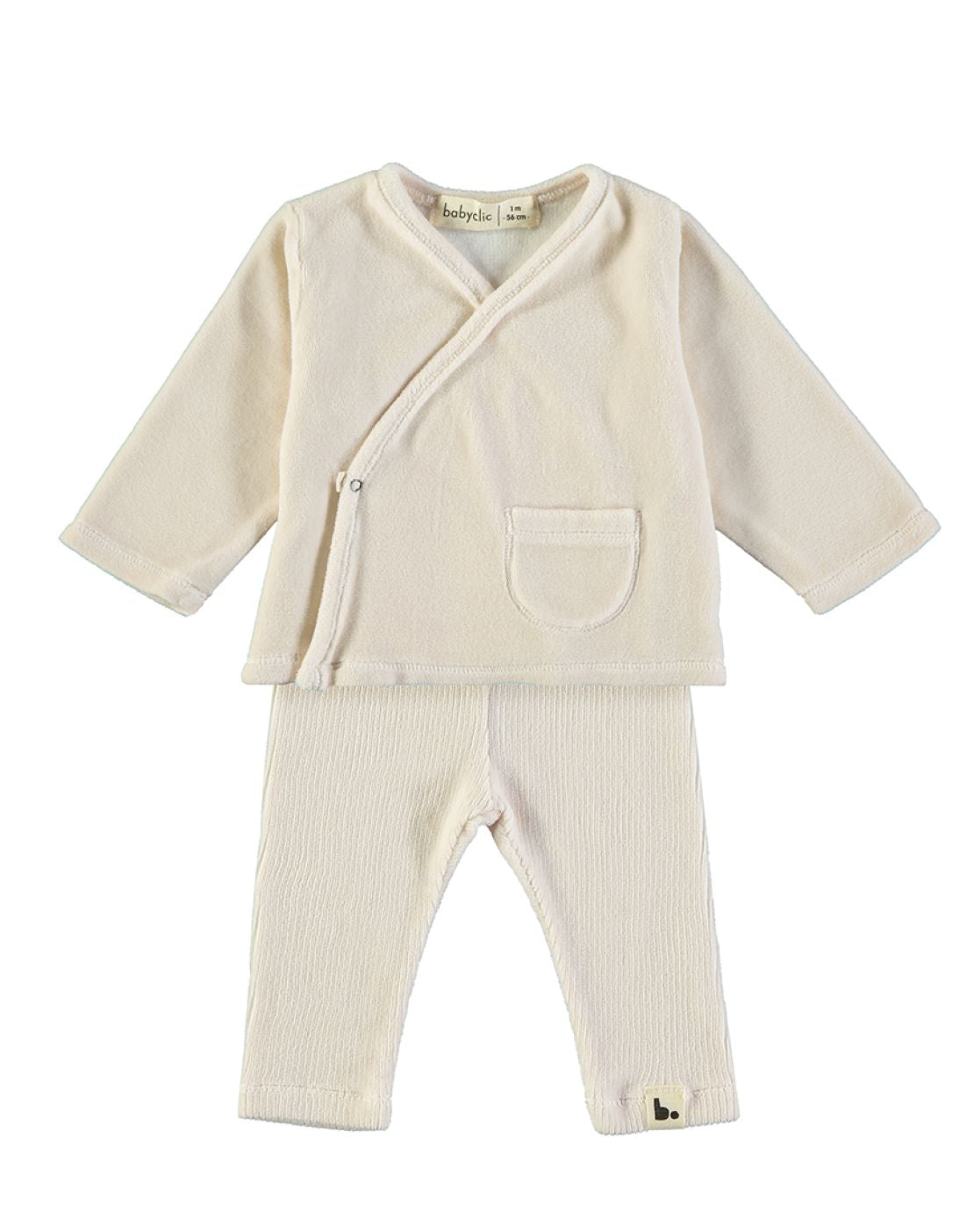 Conjunto Bebé - VELOUR ECRU
