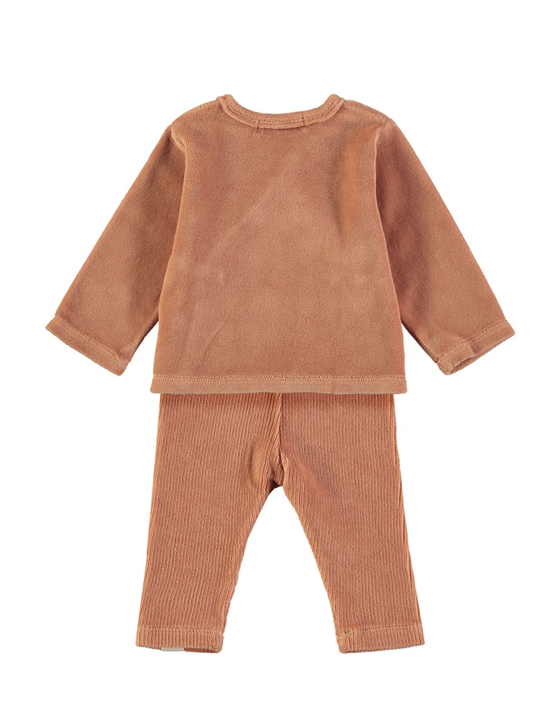 Conjunto Bebé - VELOUR TERRACOTA
