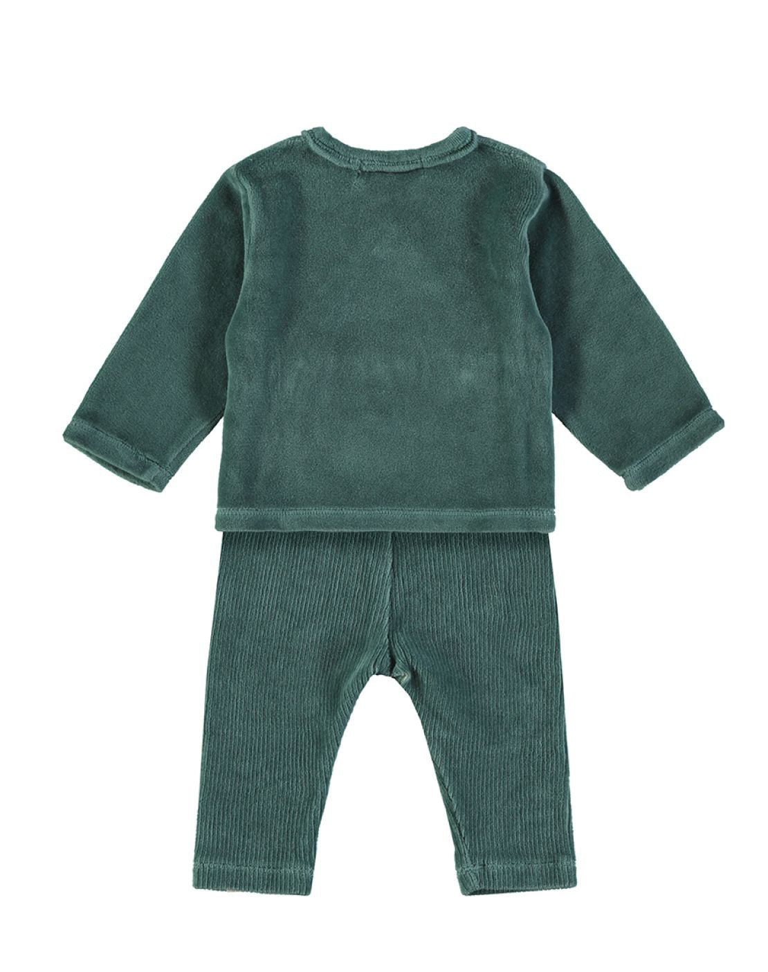 Conjunto Bebé - VELOUR FOREST GREEN