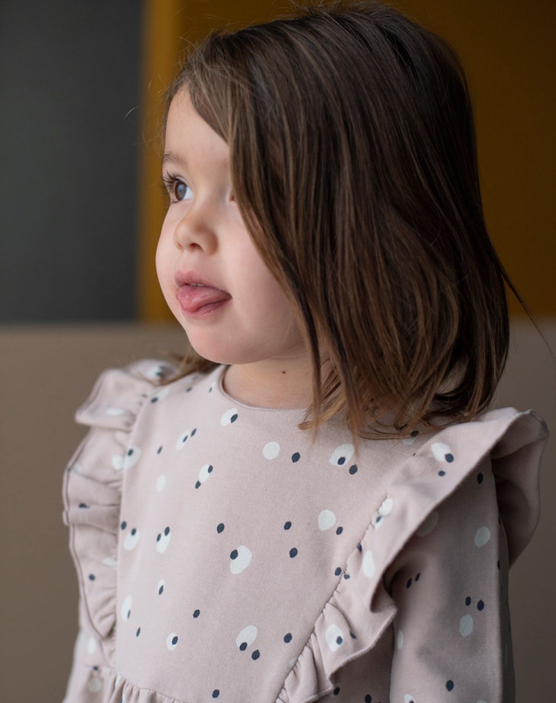 Vestido SPOTS ROSA
