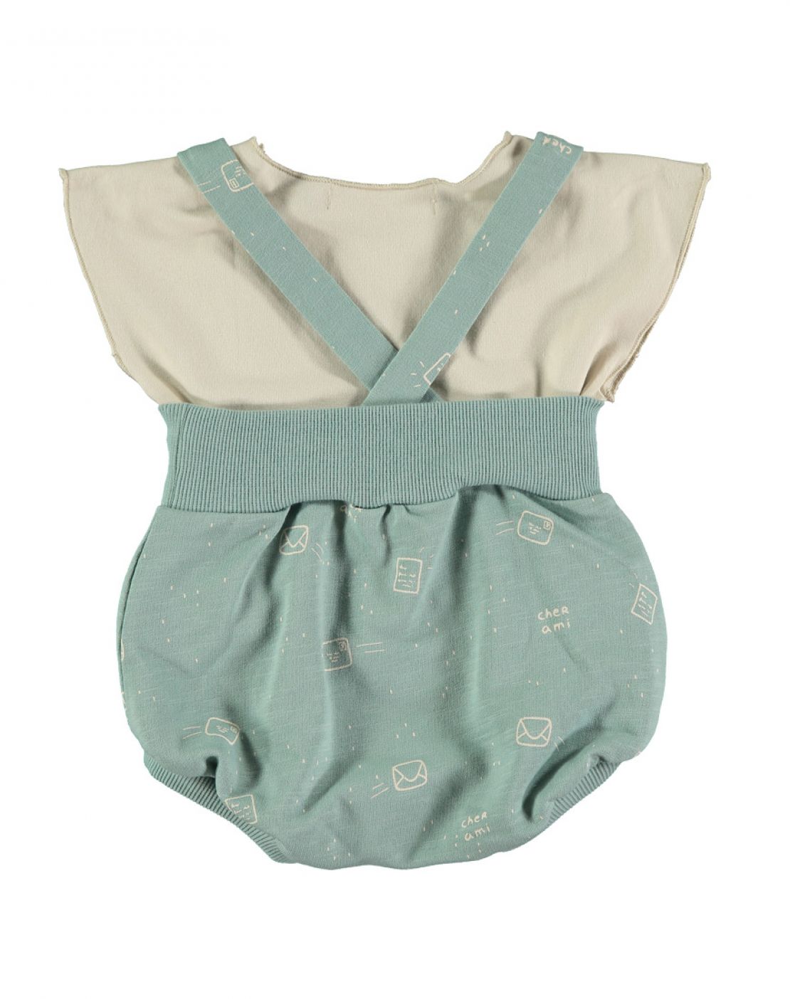 Culotte con tirantes + camiseta - HELLO