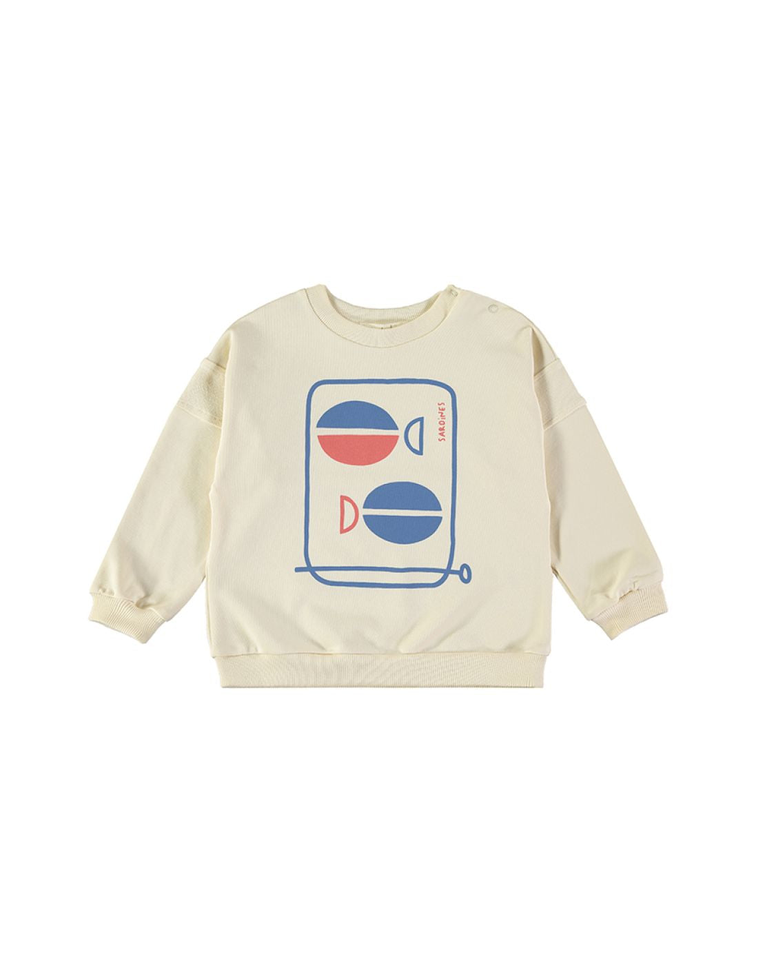 Sudadera - Poisson Ecru