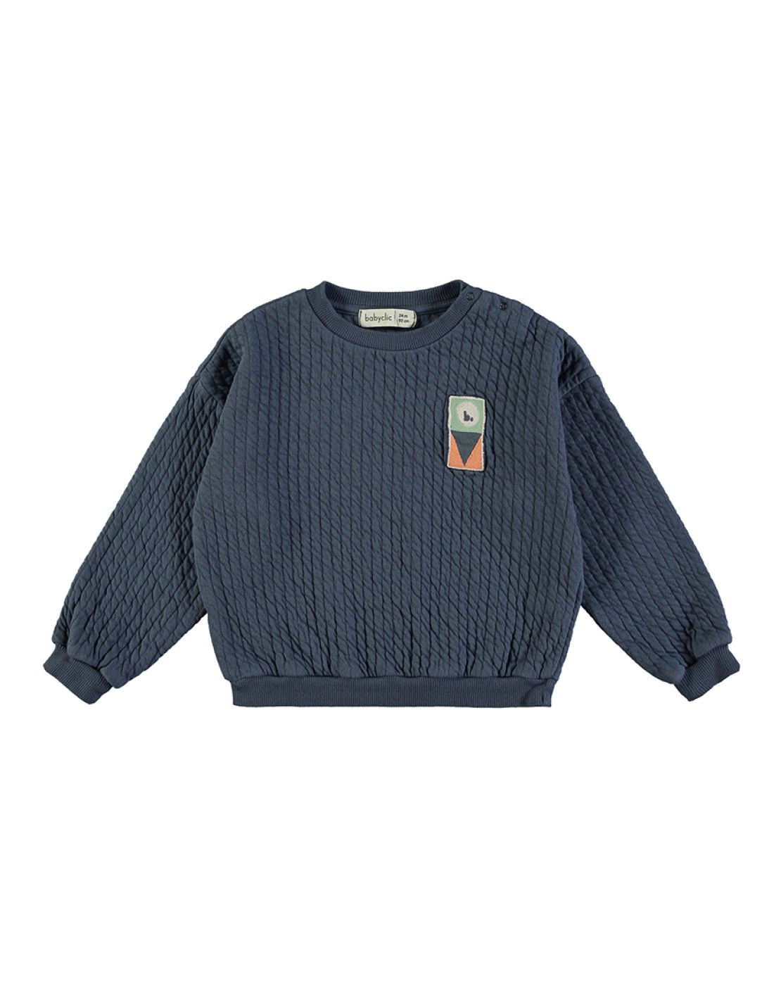 Sudadera - QUILTED NIGHT BLUE