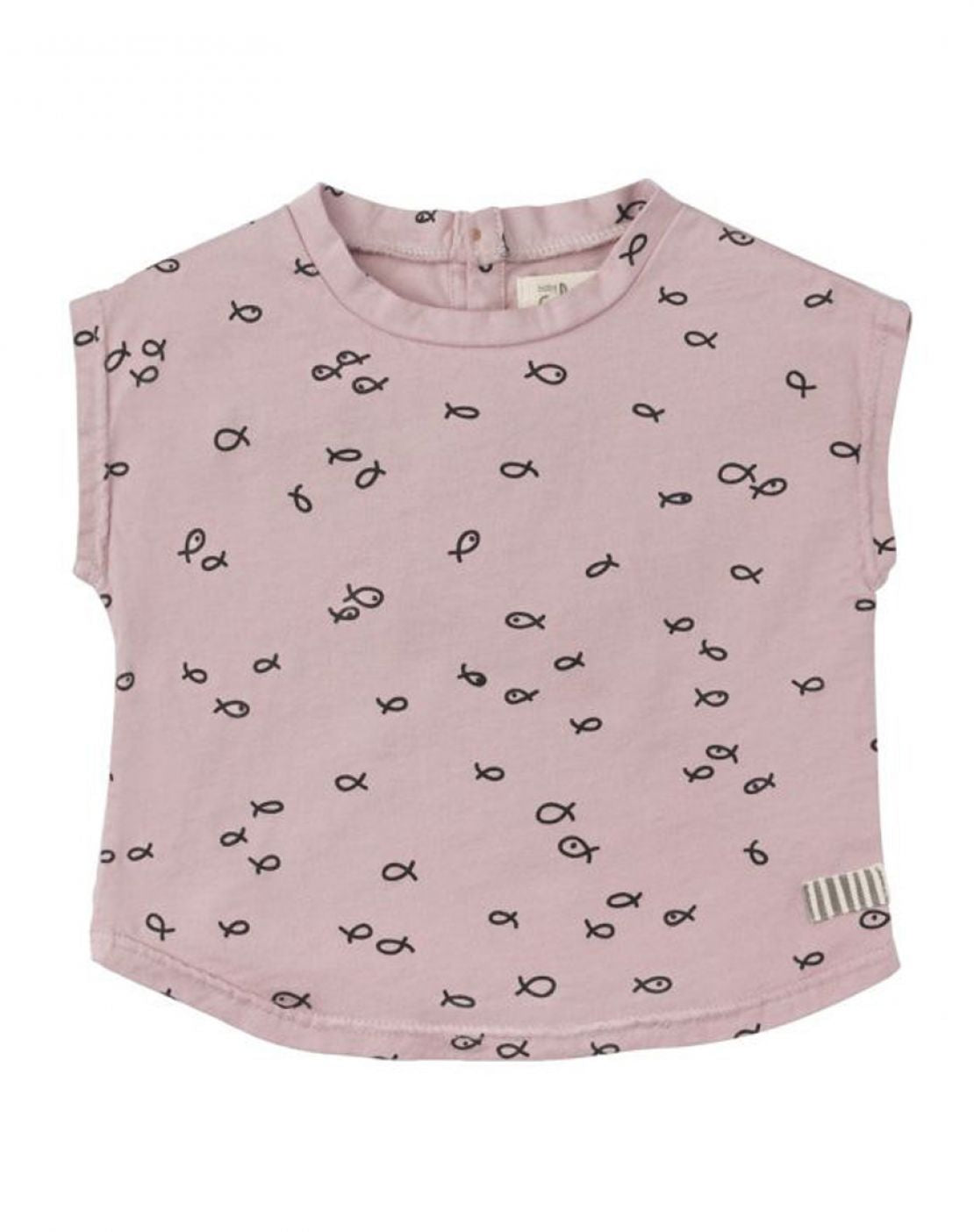 Camiseta manga corta - FISH ROSA