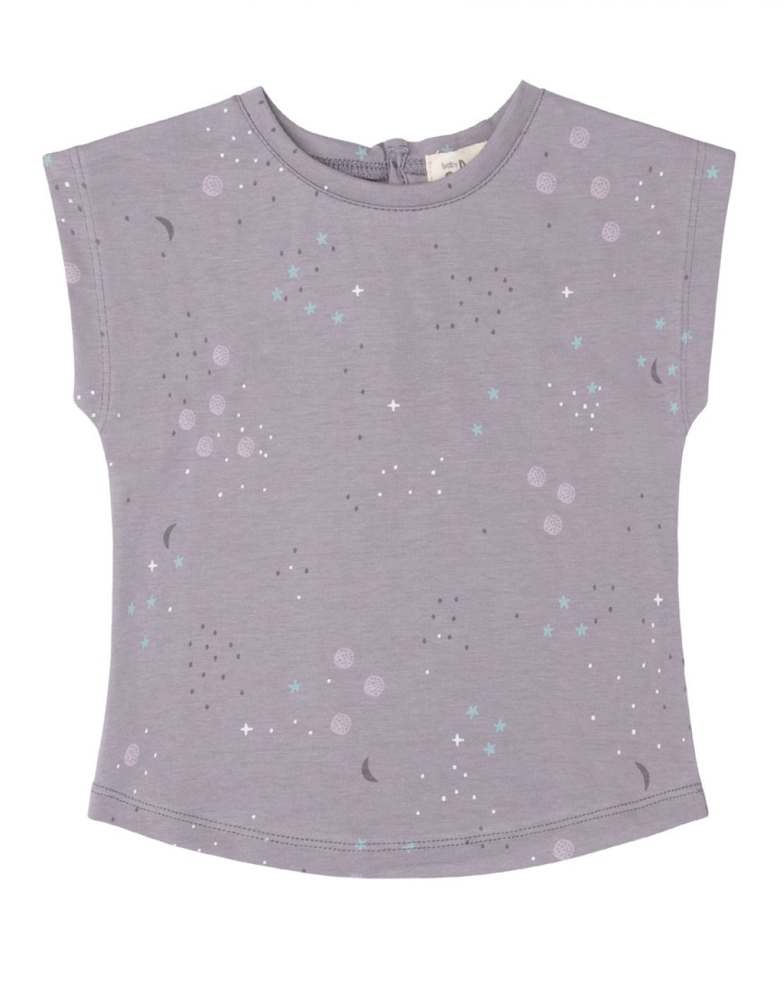 Camiseta manga corta - COSMOS LILA