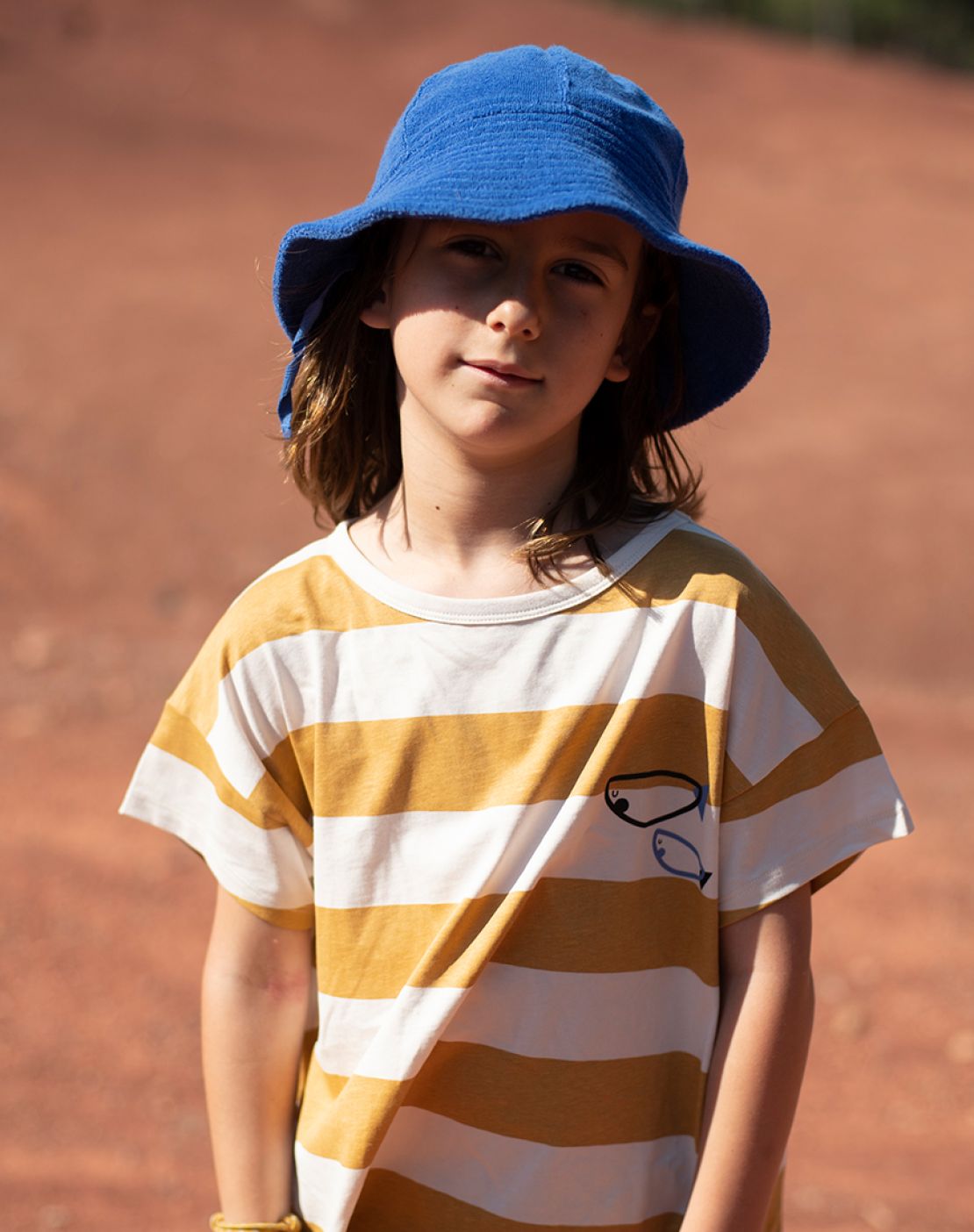 Camiseta - STRIPES MUSTARD YELLOW