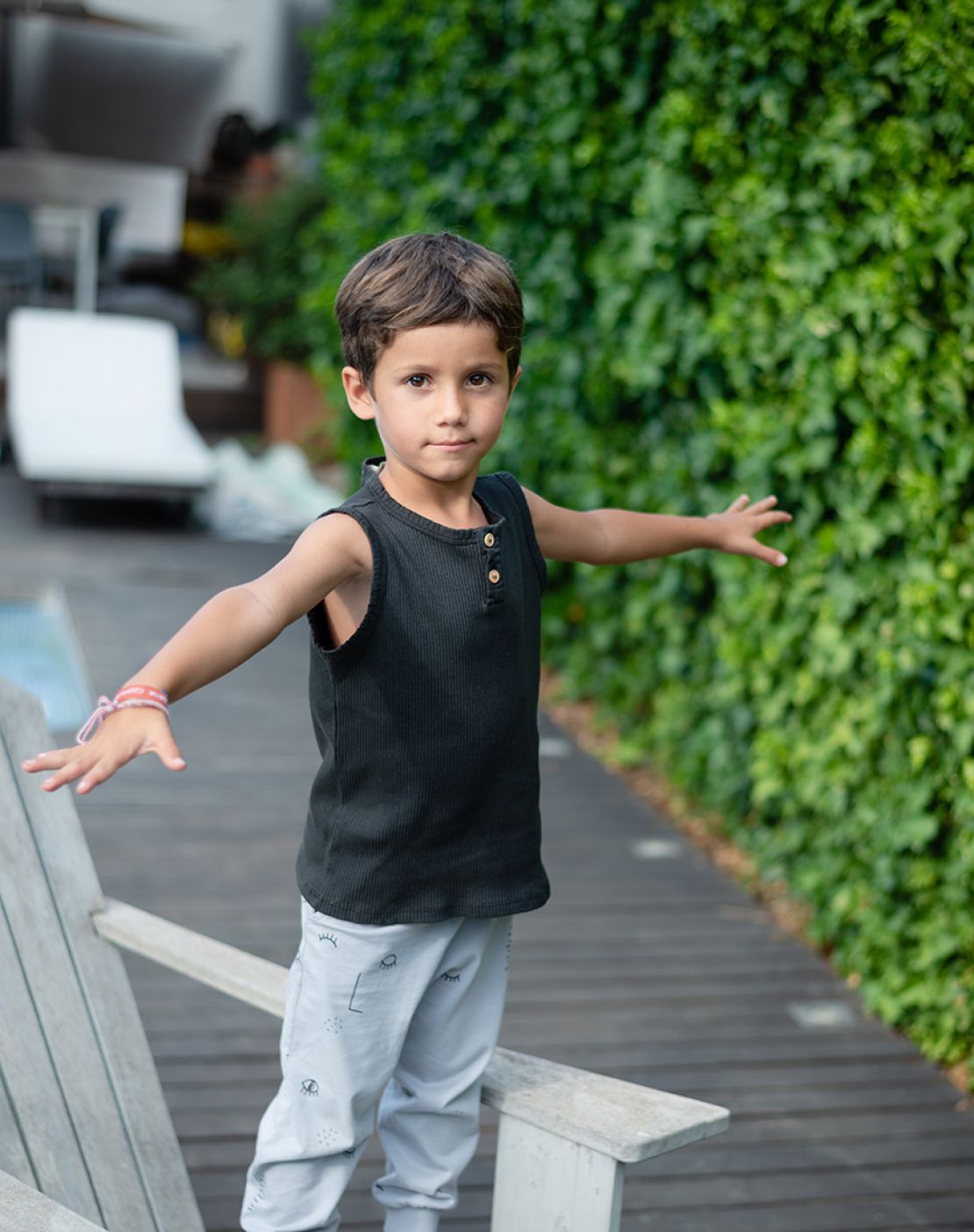 Camiseta tirantes -  RIB GRAPHITE