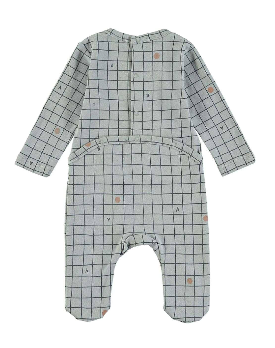 Mono con pies - CHECKES BLUE