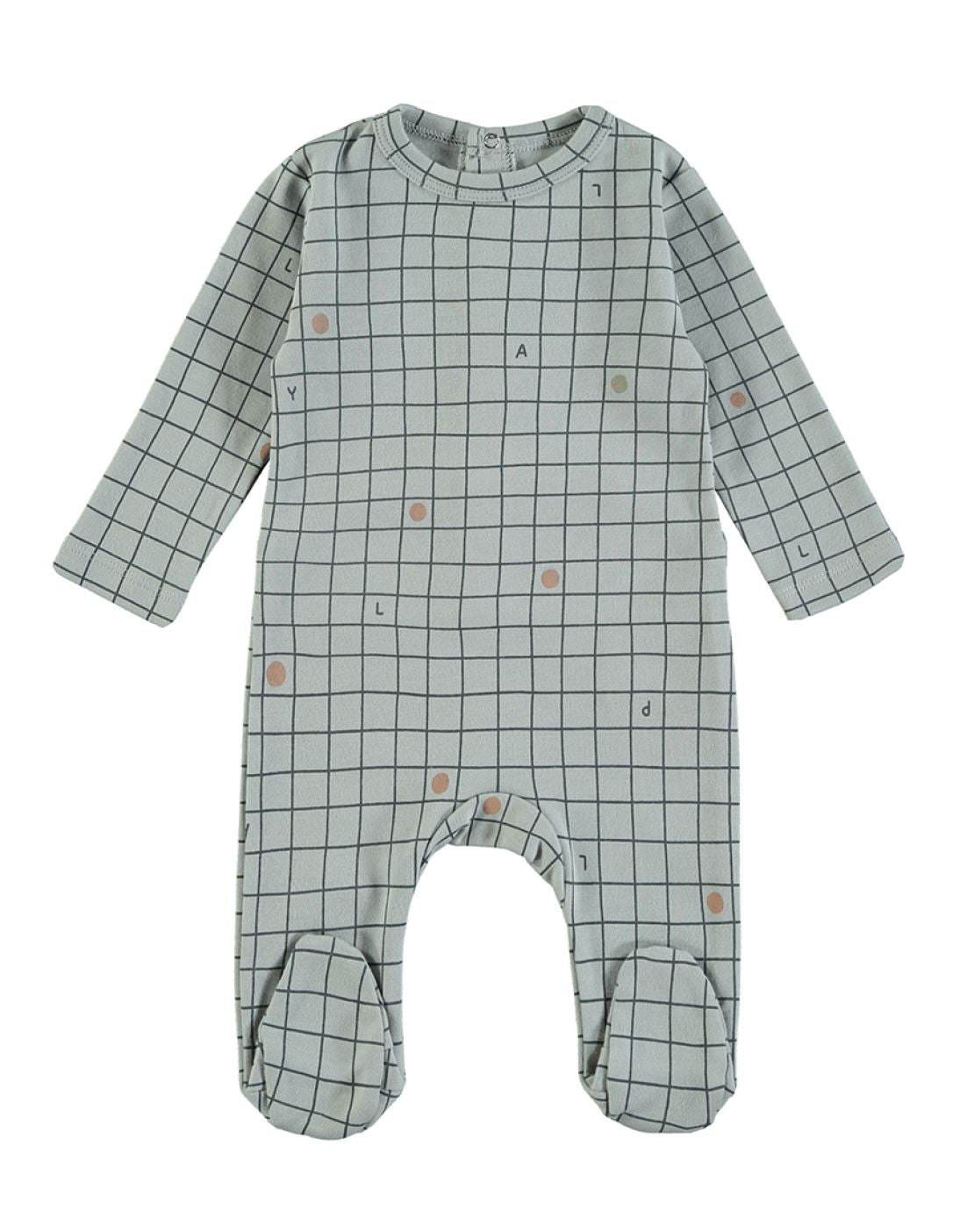 Mono con pies - CHECKES BLUE