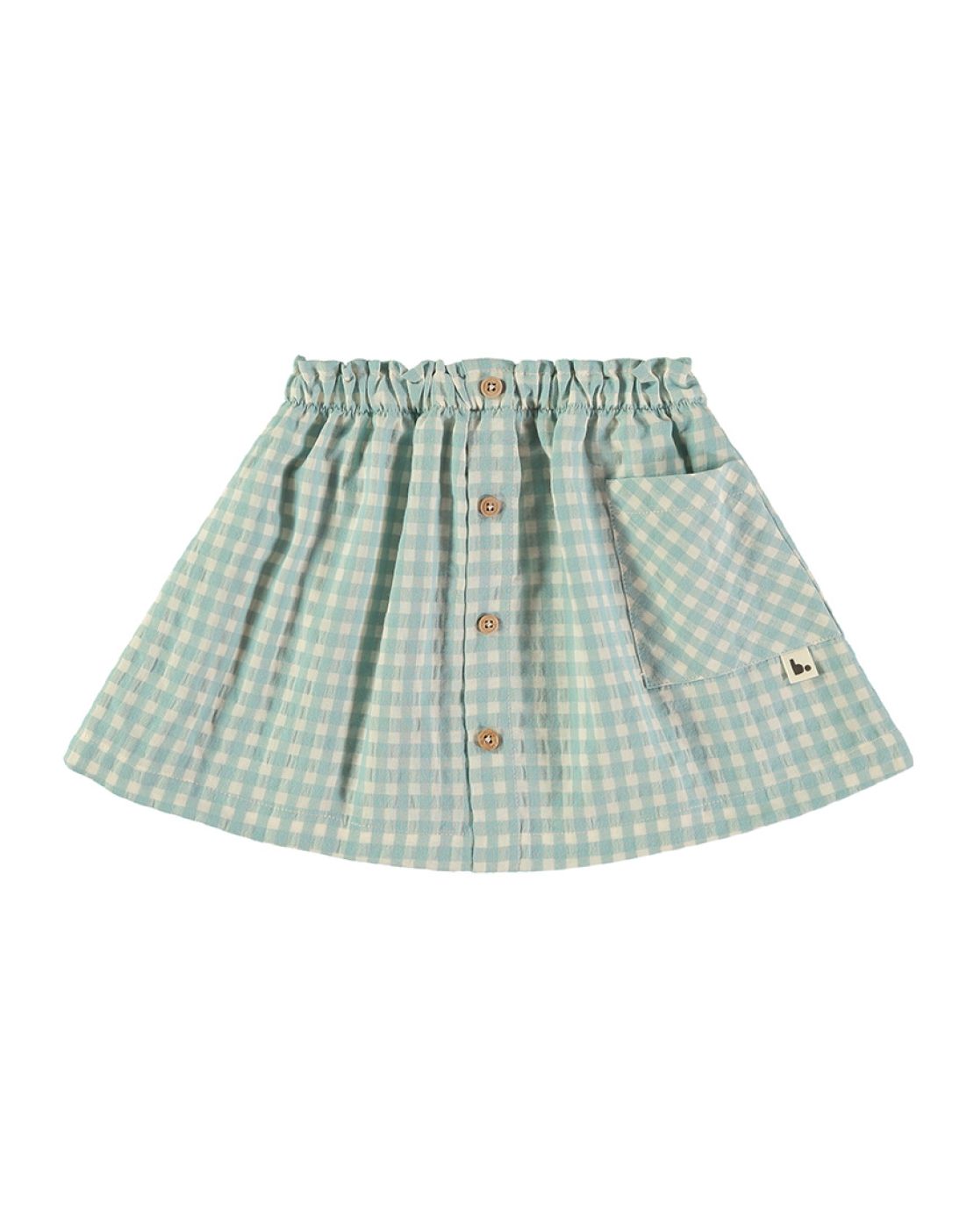 Falda - CHECKS AQUA