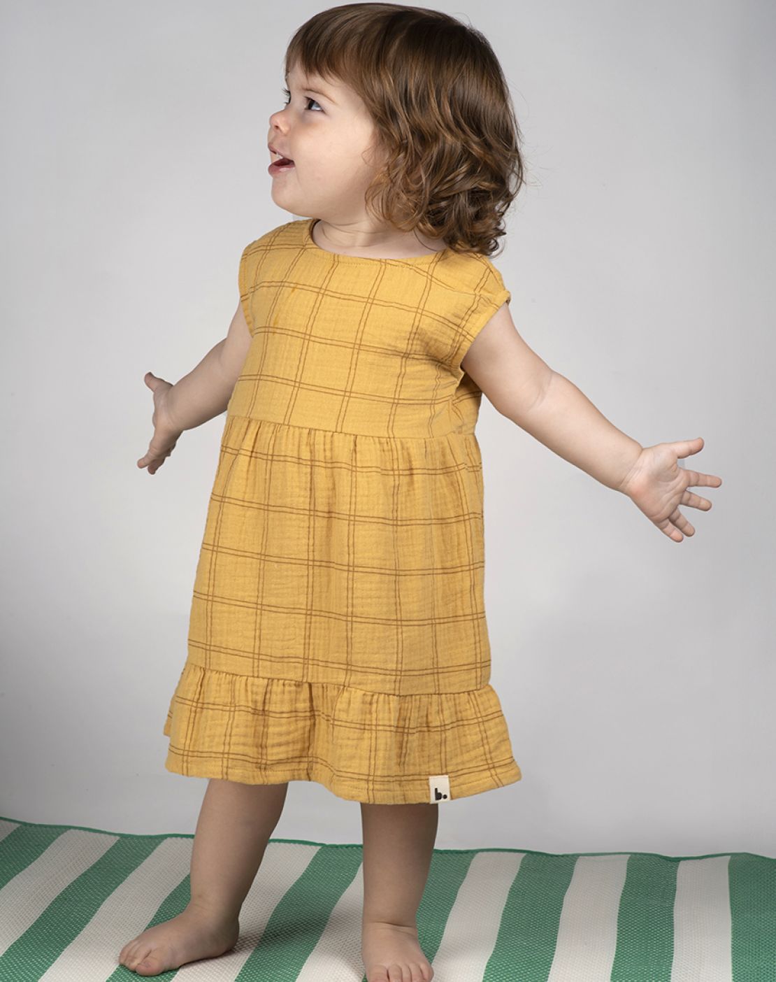 Vestido - NINA SQUARES MUSTARD